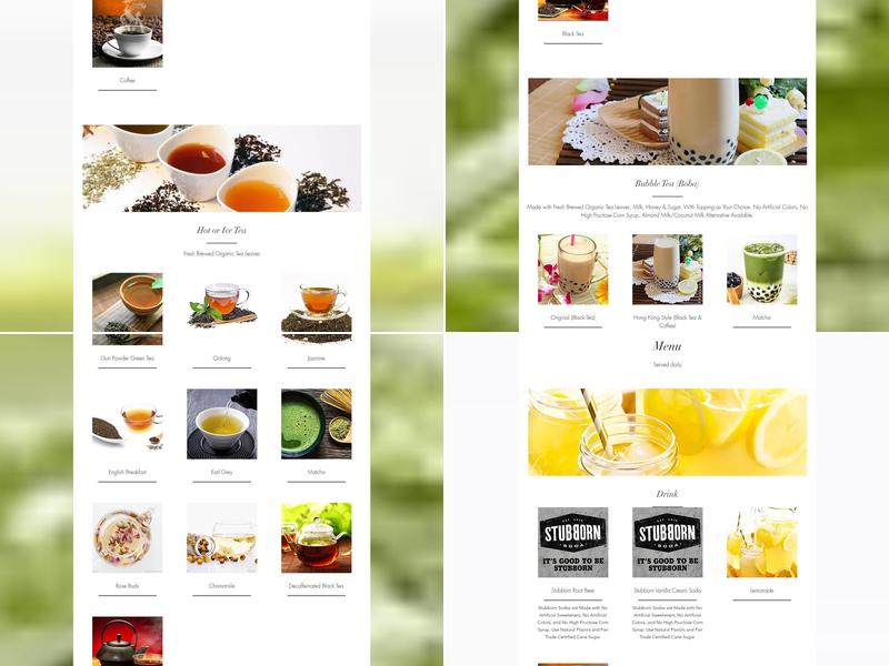 Carly’s Healthy Cuisine Menu