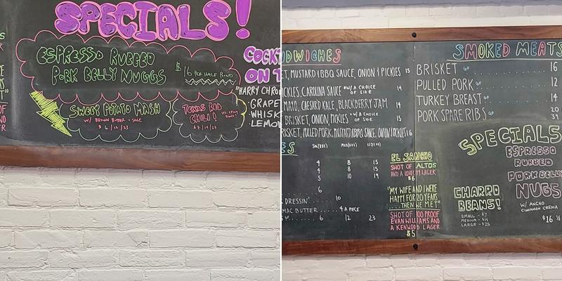 Zig Zag BBQ Menu
