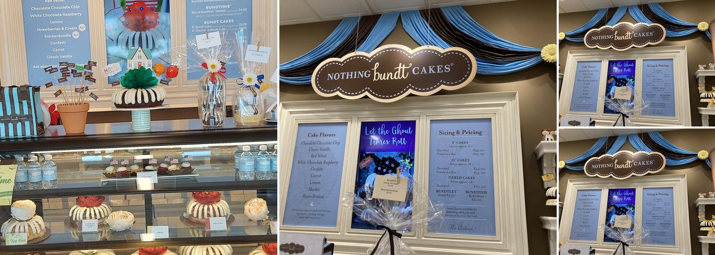 Nothing Bundt Cakes Menu