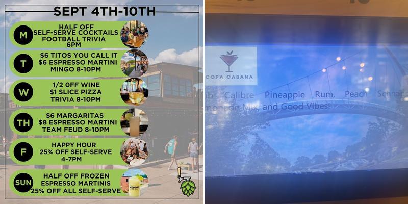 Hoppin' Greenville Menu