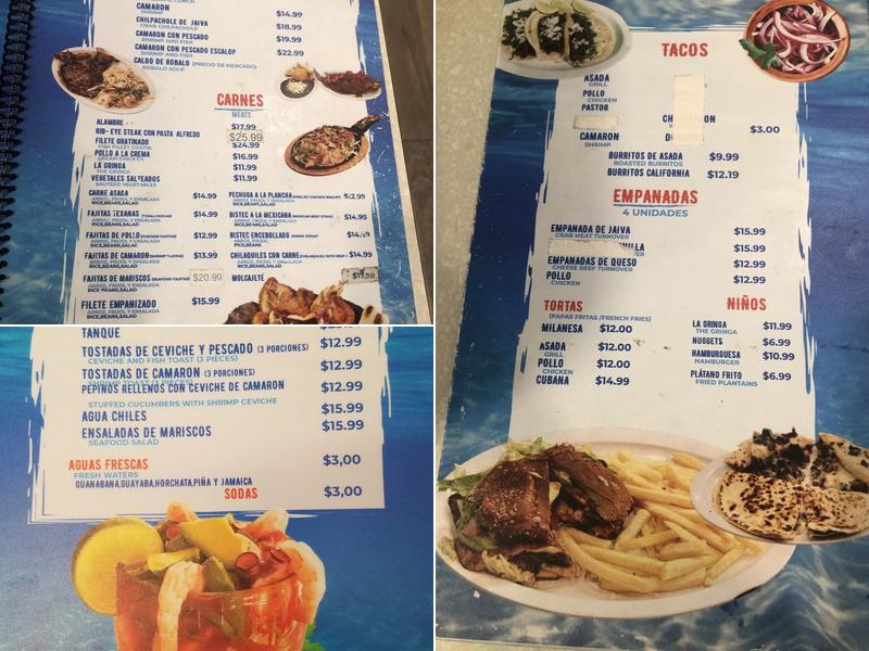 Cócteles El Primo Menu