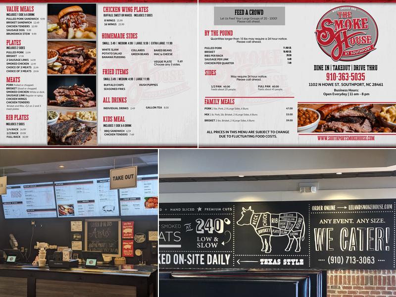 Leland Smoke House Menu