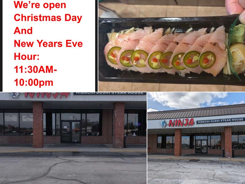 Ninja hibachi sushi steak house 1080 S Main St, Bowling Green