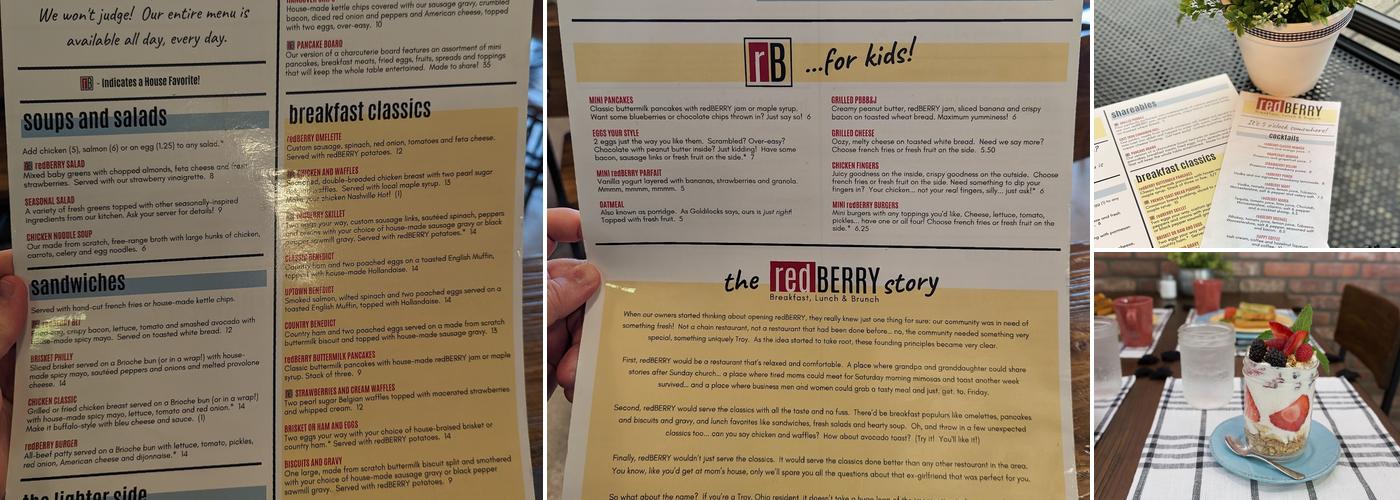 redBERRY Menu