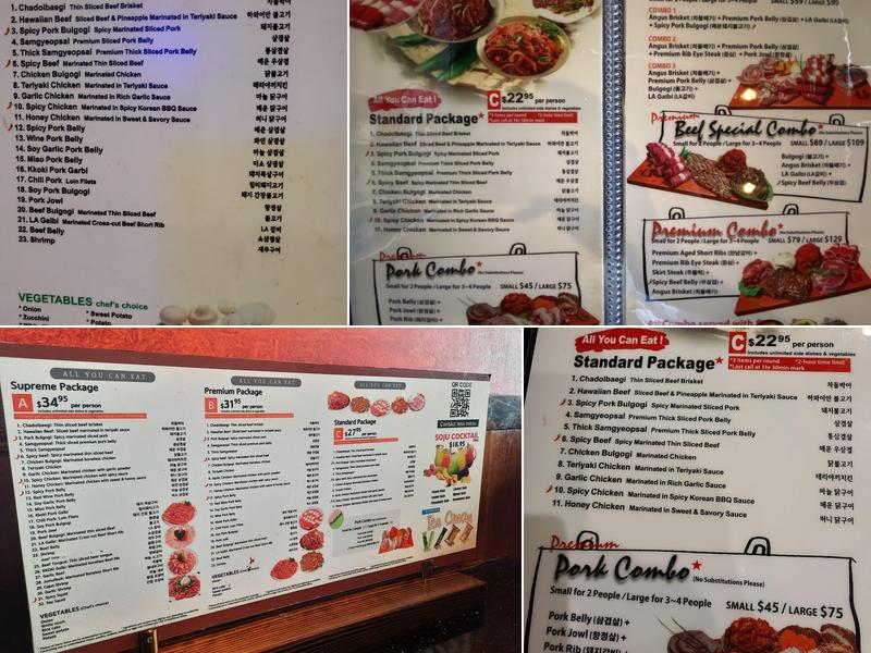 KKOKI Korean BBQ Menu