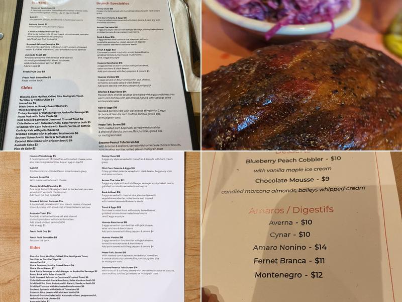 Deep City Brunch & Events Menu