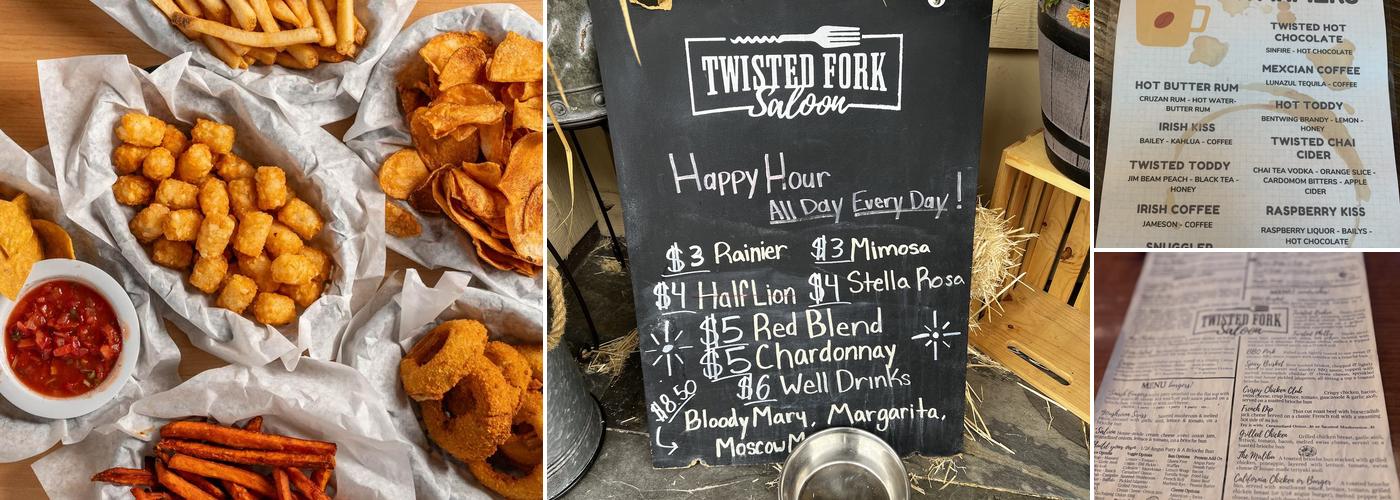 Twisted Fork Saloon Menu