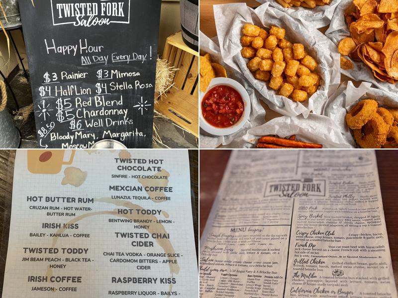 Twisted Fork Saloon Menu