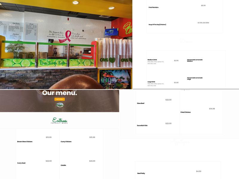 Sunday Best Jamaican Cuisine Menu