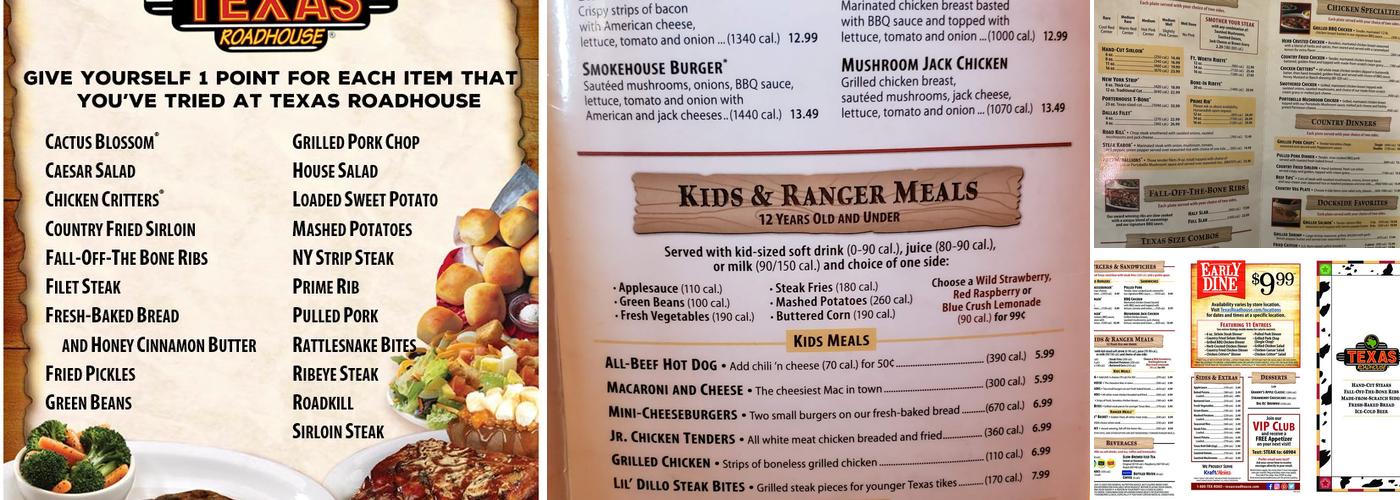 Texas Roadhouse Menu
