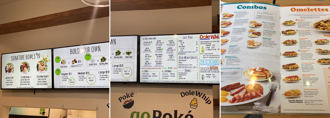 goPoké Menu