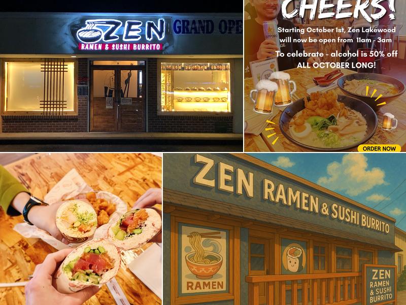 ZEN Ramen & Sushi Burrito