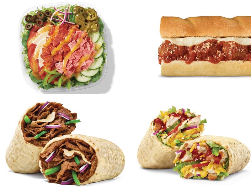 Subway Menu