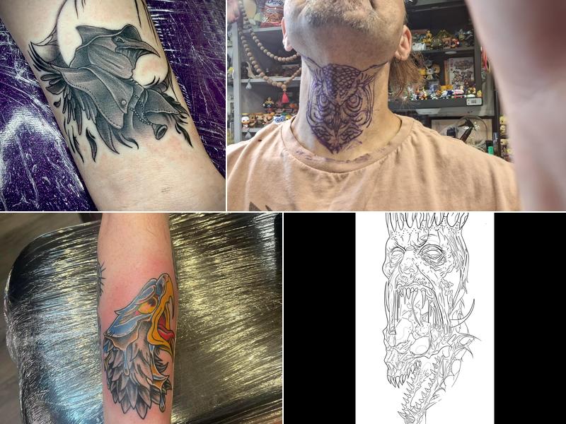 Wolfman Tattoos and Piercings