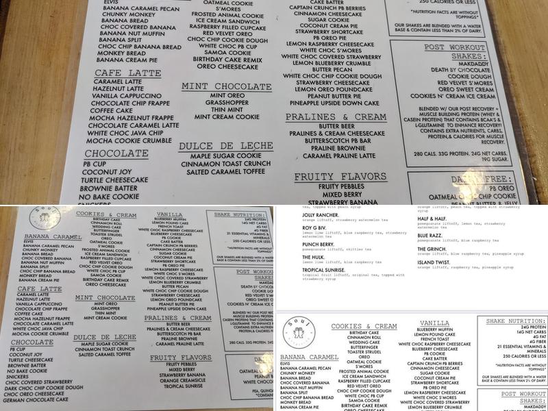Soul Nutrition Menu