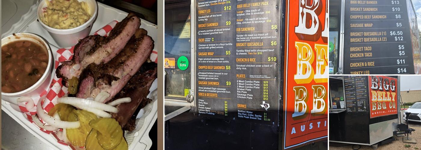 Bigg Belly BBQ Co. Menu