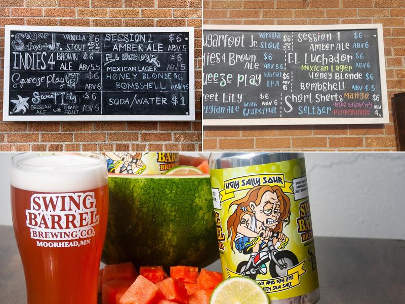 Swing Barrel Brewing Menu