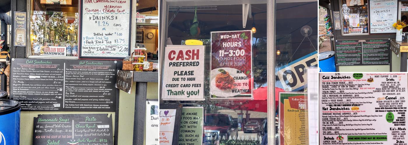 Italian Lady Of Pinetop Cannoli Shack & Kitchen Menu
