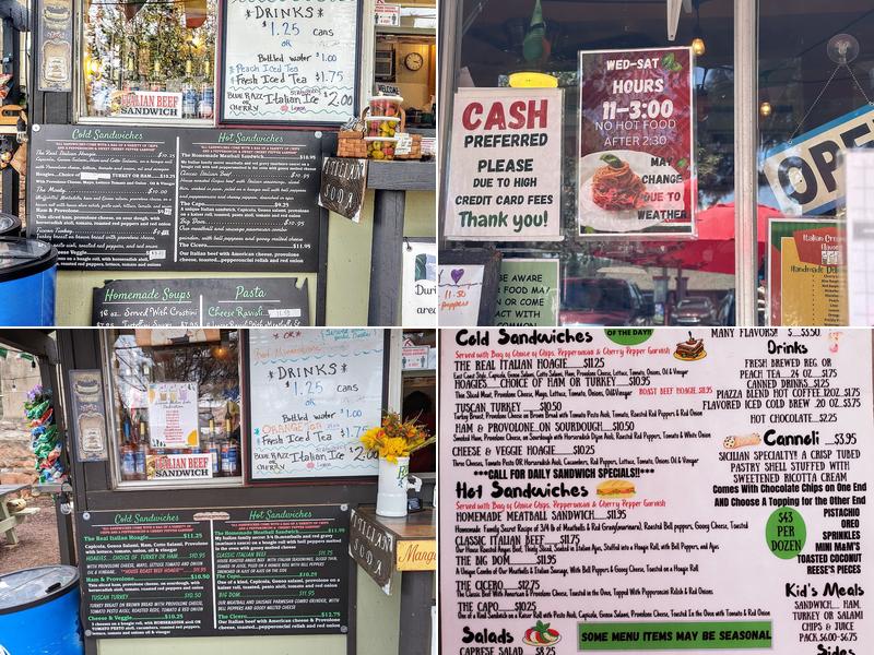 Italian Lady Of Pinetop Cannoli Shack & Kitchen Menu