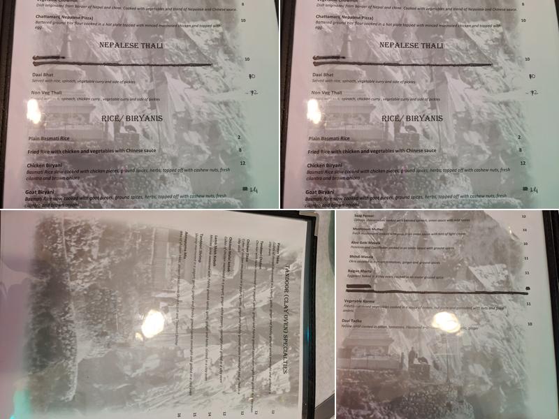 Annapurna Curry & Grill Menu