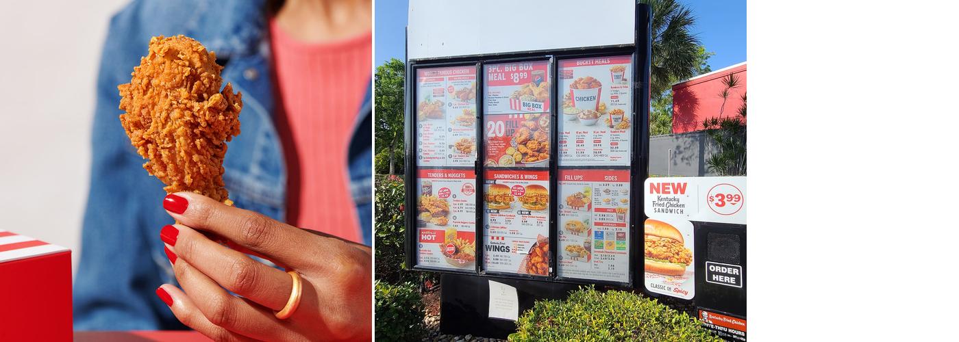 KFC Menu
