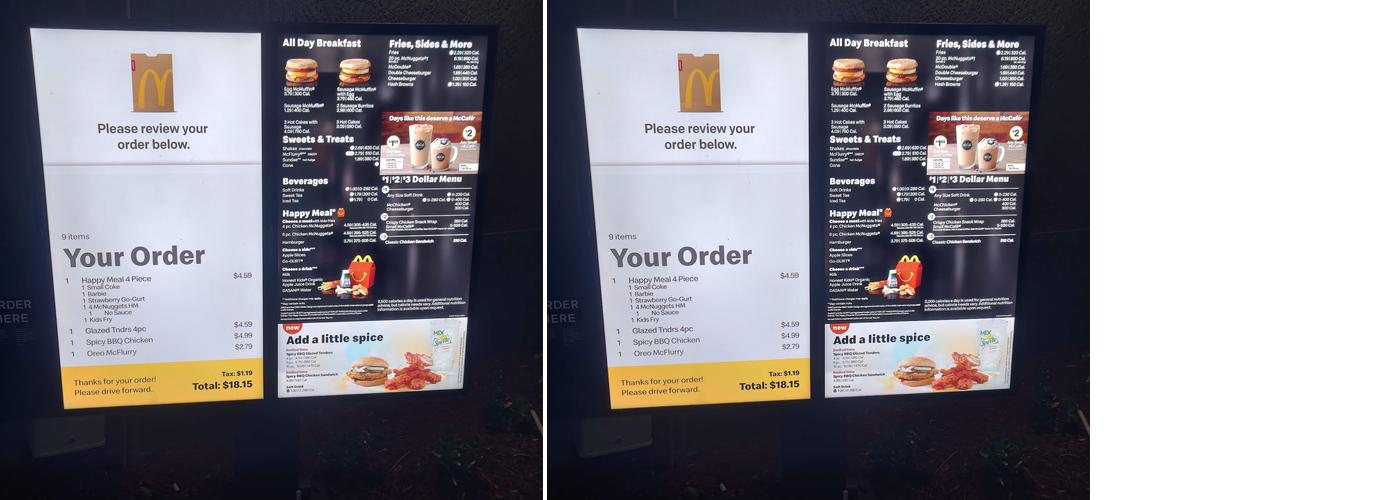 McDonald's Menu
