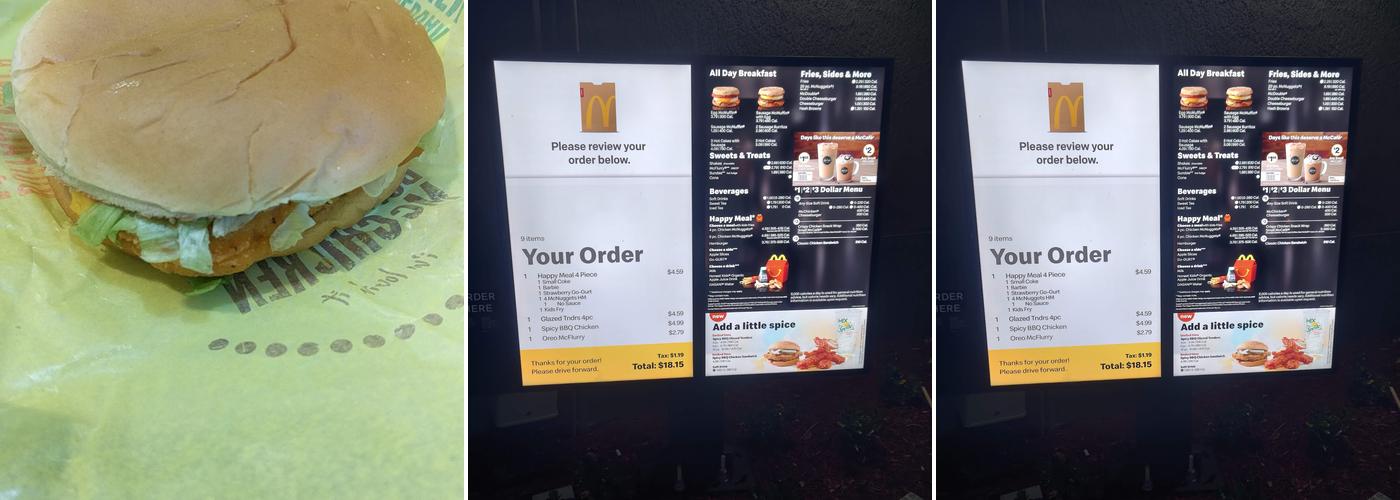 McDonald's Menu