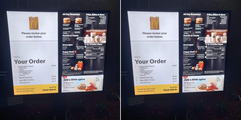McDonald's Menu