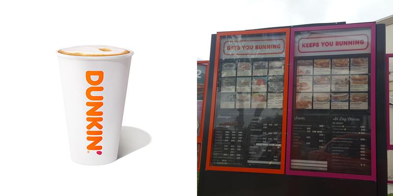 Dunkin' Menu
