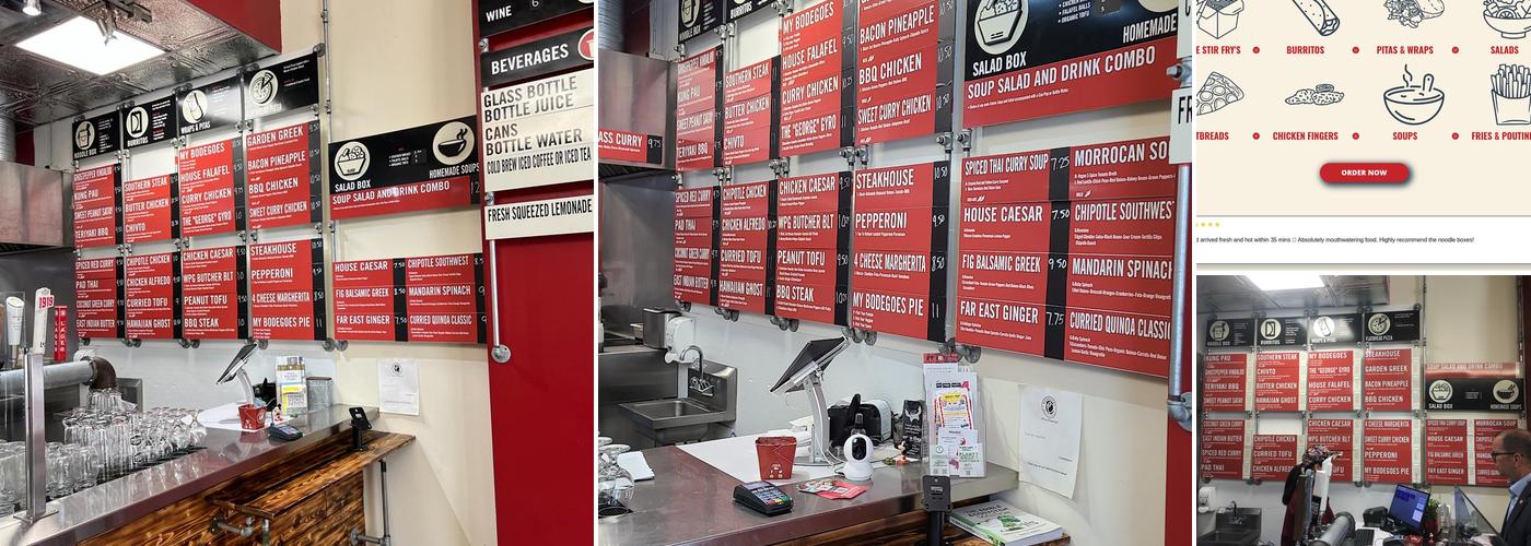 Bodegoes Old Market Square Menu