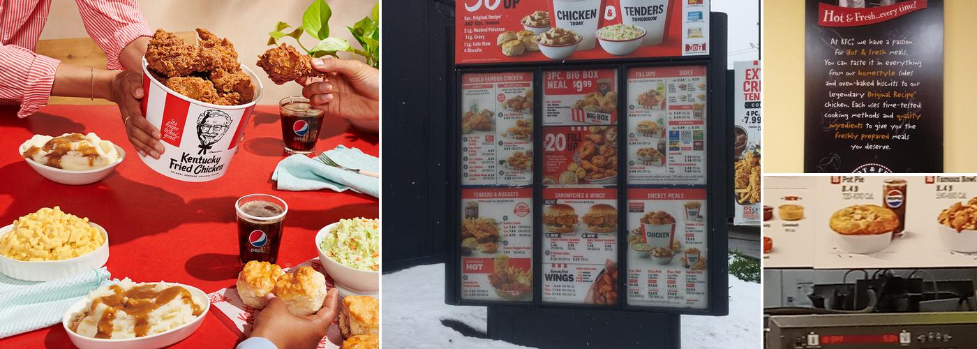 KFC Menu