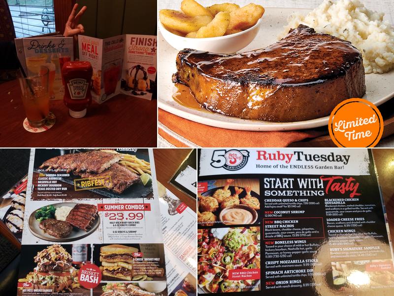 Ruby Tuesday Menu