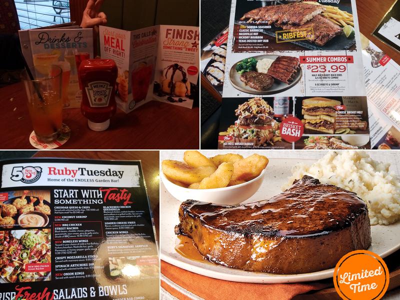Ruby Tuesday Menu