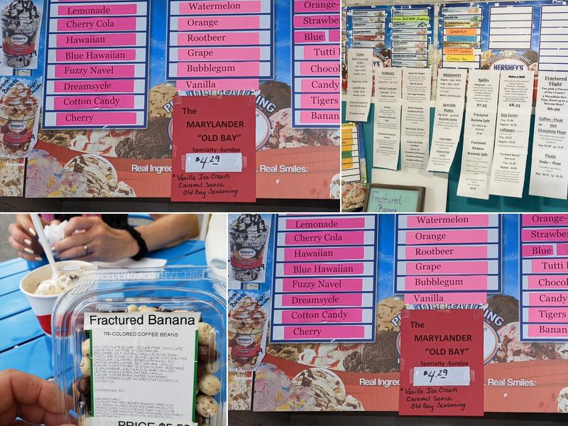 Fractured Banana Double - Dipped Menu