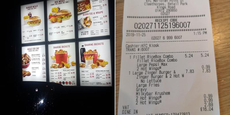 KFC Cleethorpes - Meridian Point Retail Park Menu