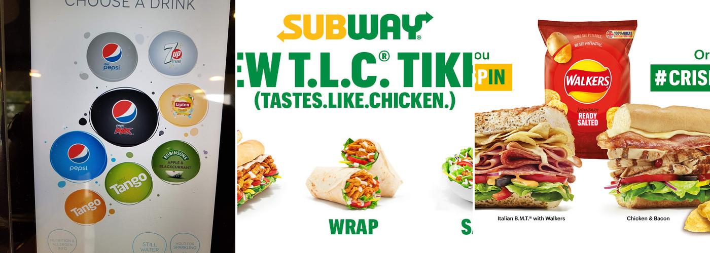 Subway Menu