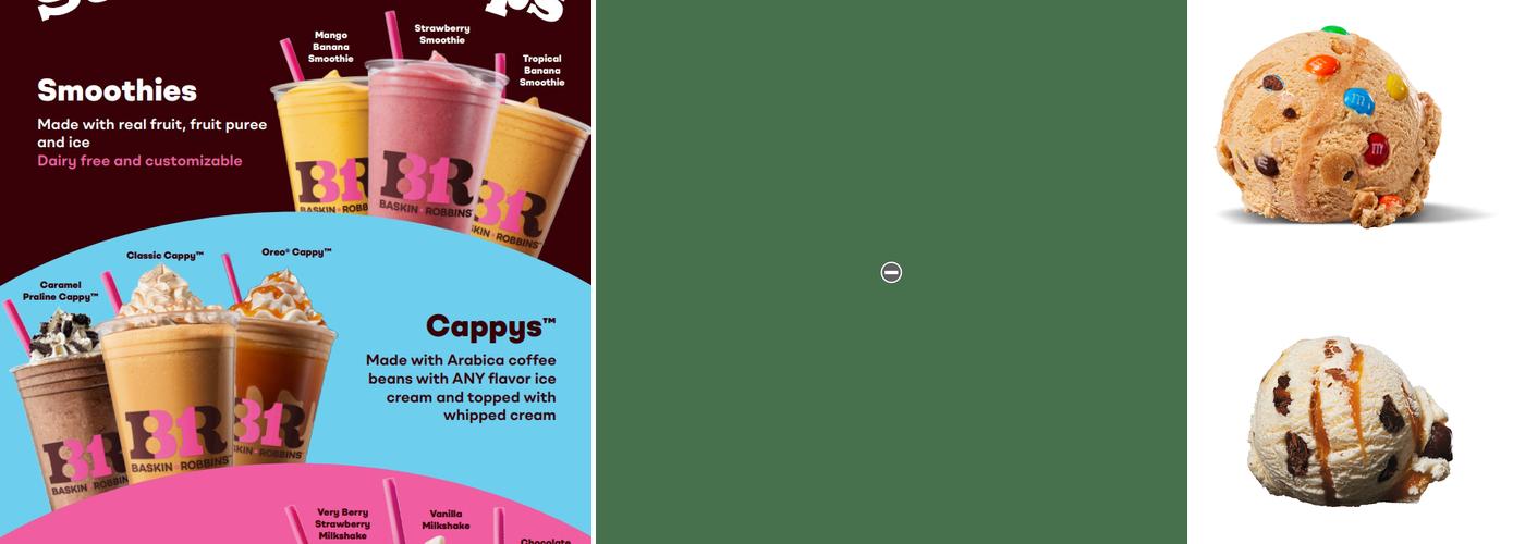 Baskin-Robbins Menu