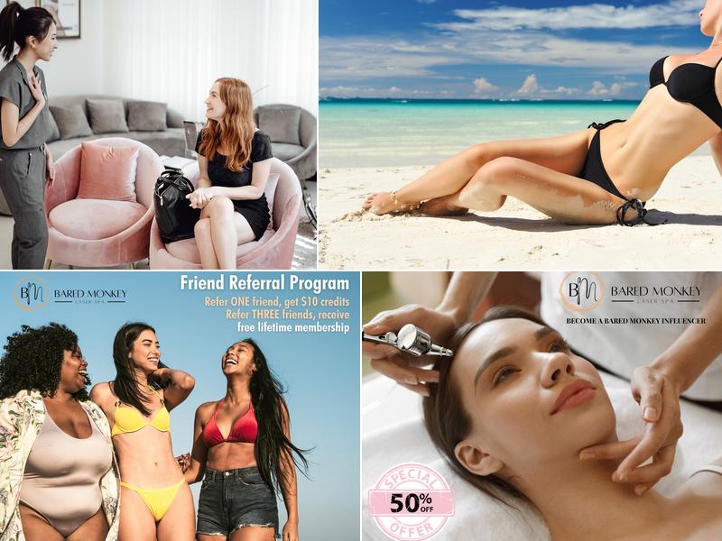 Bared Monkey Laser Spa