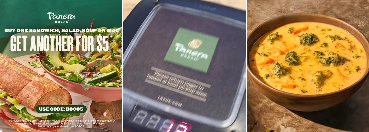 Panera Bread Menu