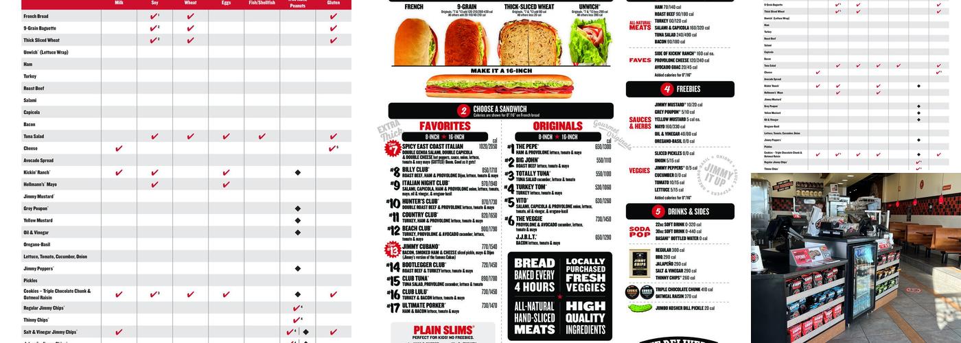 Jimmy John's Menu