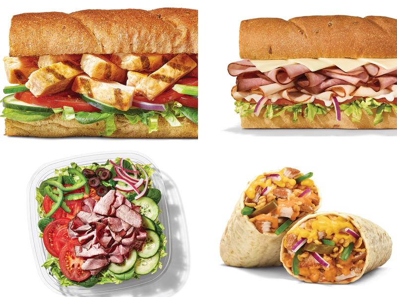 Subway Menu