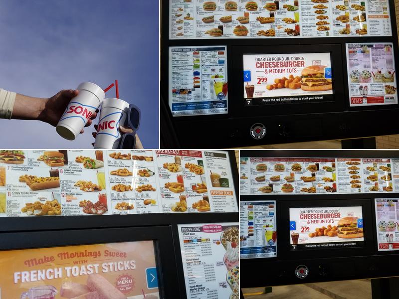 Sonic Drive-In Menu