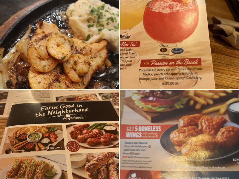 Applebee's Grill + Bar Menu