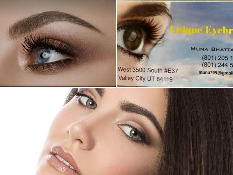 Eyebrows threading by Muna