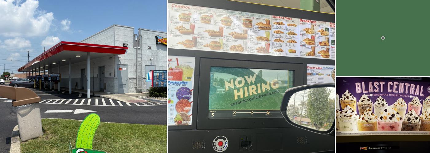 Sonic Drive-In Menu
