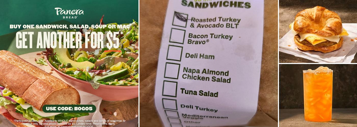 Panera Bread Menu