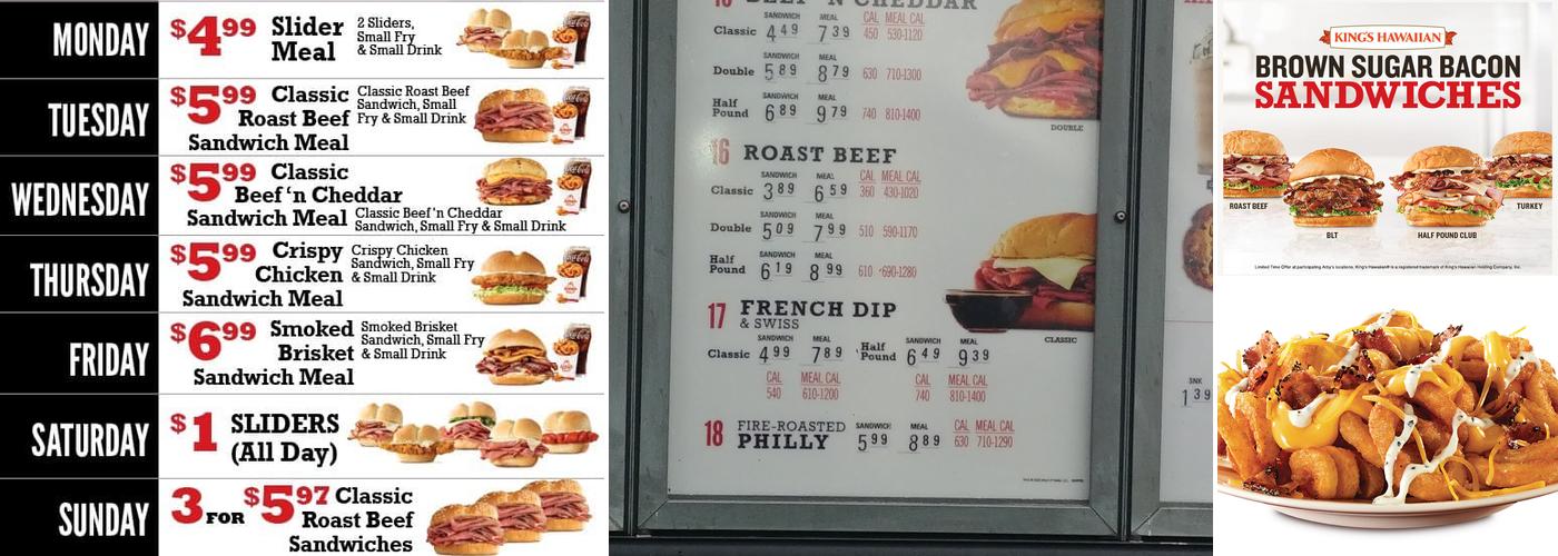Arby's Menu