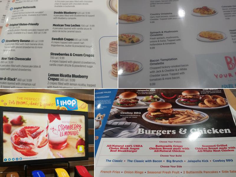 IHOP Menu