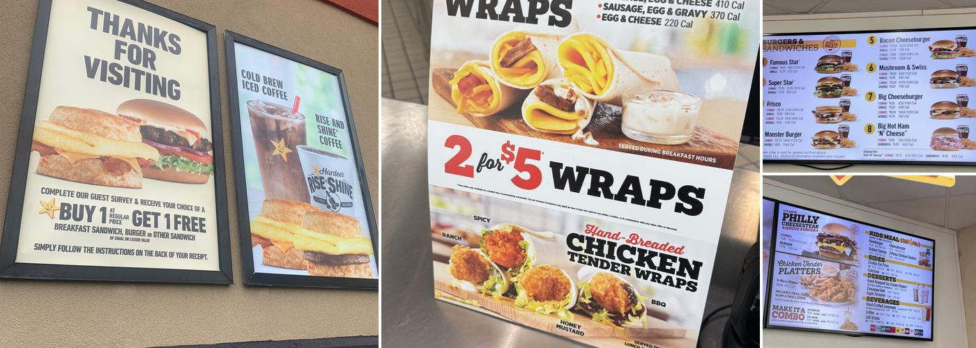 Hardee’s Menu