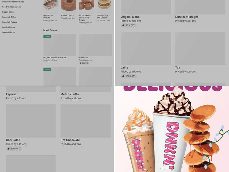 Dunkin' Menu